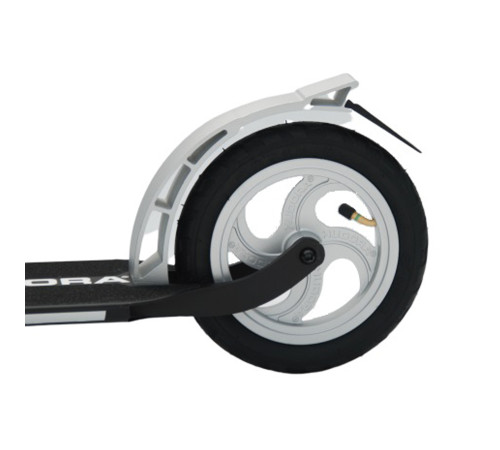 Самокат Hudora BigWheel AIR 230, чорно-білий