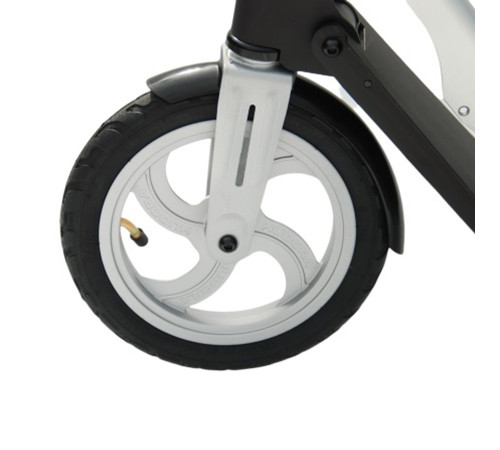 Самокат Hudora BigWheel AIR 230, чорно-білий