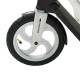 Самокат Hudora BigWheel AIR 230, чорно-білий