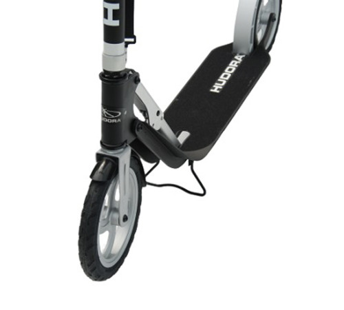 Самокат Hudora BigWheel AIR 230, чорно-білий