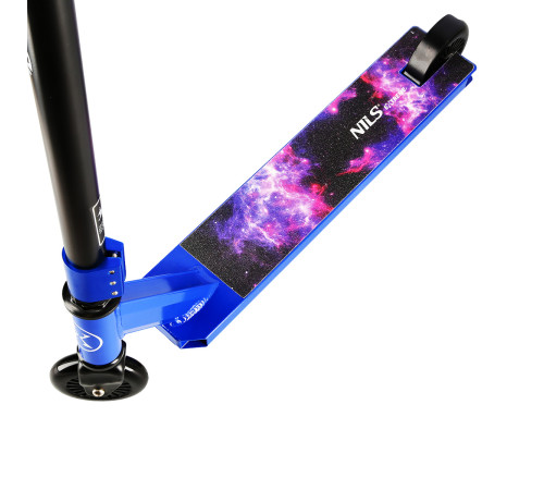 Самокат трюковий NILS EXTREME HS021 SPACE синій
