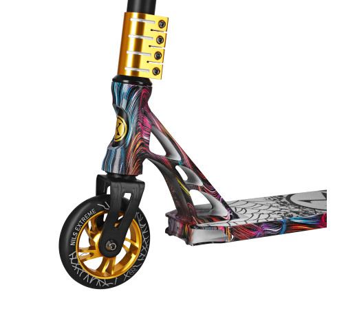 Самокат трюковий NILS EXTREME HS221 SPIDER PRO чорний