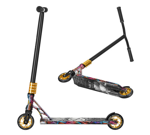 Самокат трюковий NILS EXTREME HS221 SPIDER PRO чорний