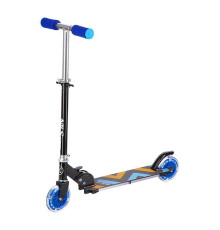 Самокат складний Nils Extreme HD025, чорно-синій