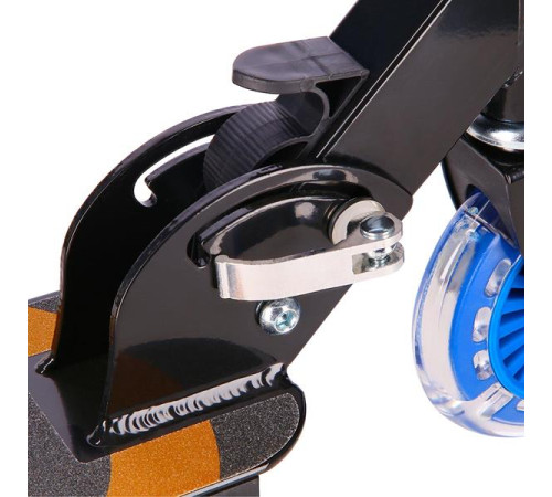 Самокат складний Nils Extreme HD025, чорно-синій