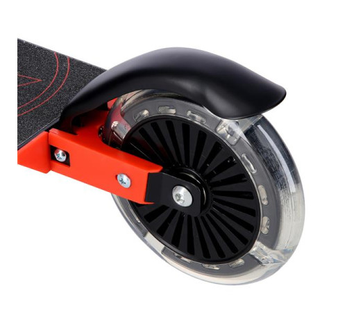 Самокат складний Nils Extreme HD120L, чорно-червоний