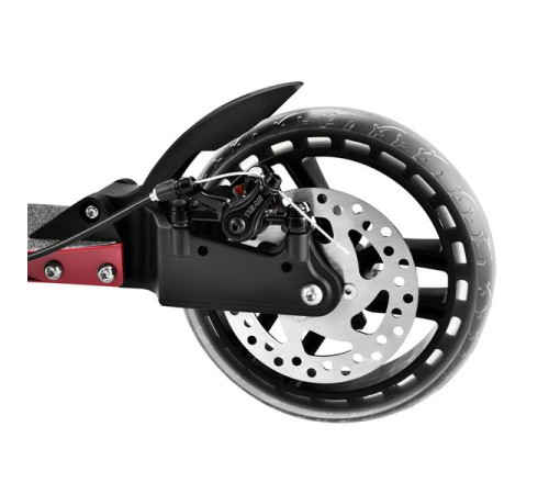 Самокат складний Nils Extreme HM122, сіро-рожевий