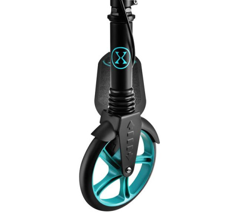 Самокат складний Nils Extreme HM124T, чорно-блакитний