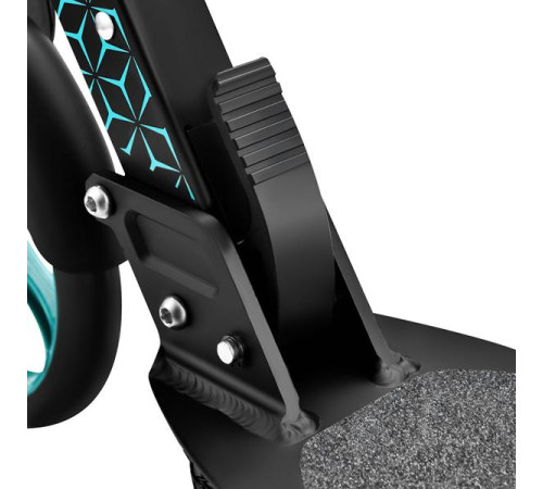 Самокат складний Nils Extreme HM124T, чорно-блакитний