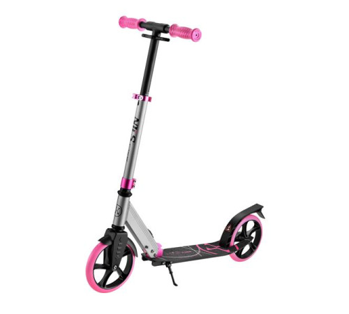 Самокат складний Nils Extreme HM127 сіро-рожевий