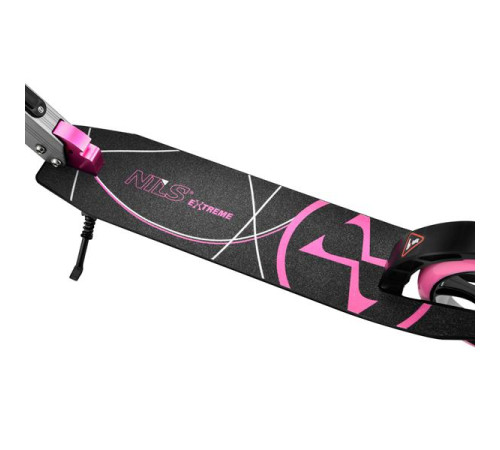 Самокат складний Nils Extreme HM127 сіро-рожевий