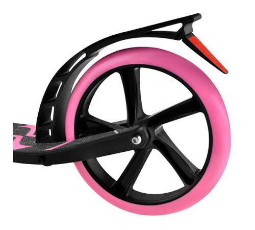 Самокат складний Nils Extreme HM127 сіро-рожевий