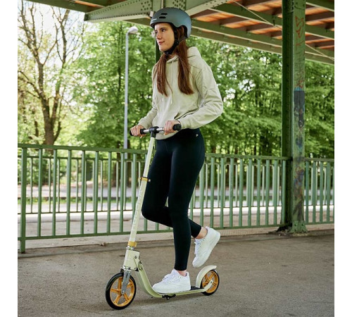 Самокат HUDORA BIGWHEEL 215 (14127) бежевий Самокат HUDORA BIGWHEEL 215 (14127) бежевий
