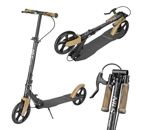 Самокат складний Nils Extreme HM183, чорний