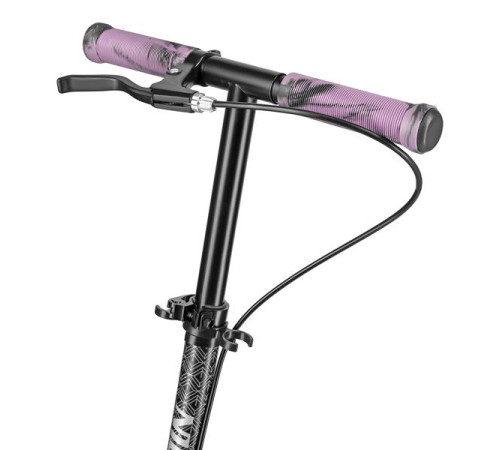 Самокат складний Nils Extreme HM183, чорно-фіолетовий