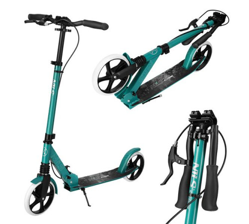 Самокат складний Nils Extreme HM185, зелений