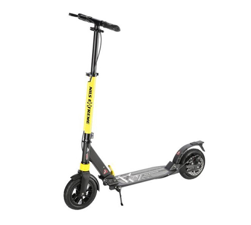 Самокат складний Nils Extreme HM208T, чорно-жовтий