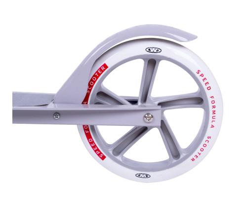 Складний самокат WORKER Molden 205 mm - сіро-червоний Складний самокат WORKER Molden 205 mm - сіро-червоний