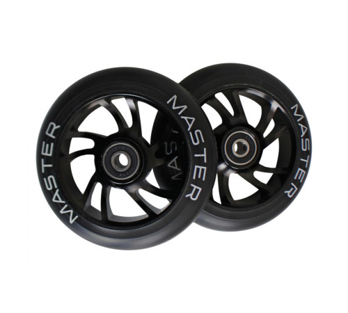 Колеса для самоката 110 мм Stunt MASTER Black з підшипниками - 2 шт.