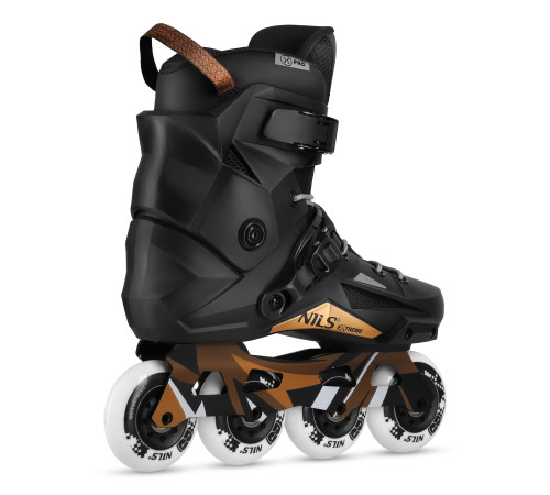 Роликові ковзани для слалому NILS EXTREME NA1601 SLAYD розмір 38, чорні