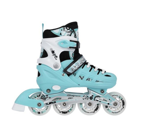 Роликові ковзани 4в1 NILS EXTREME NH10905 розмір S 31-34, блакитні