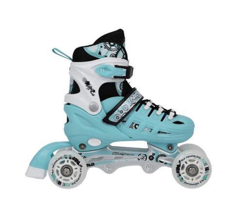 Роликові ковзани 4в1 NILS EXTREME NH10905 розмір S 31-34, блакитні