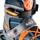 Роликові ковзани NILS EXTREME NJ1828A розмір L(39-42) сіро-помаранчевий