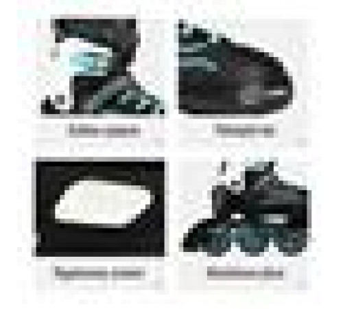 Ролики NILS EXTREME NA1169A бірюзовий розмір L(39-42)