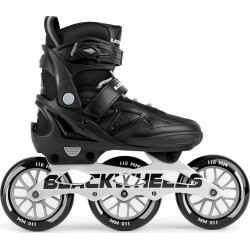 Роликові ковзани Blackwheels Dynamic M - розмір 35-38, чорні
