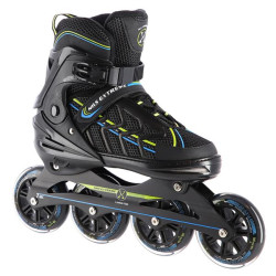 Роликові ковзани NILS EXTREME NA1128 розм. L(39-42) чорно-лаймовий