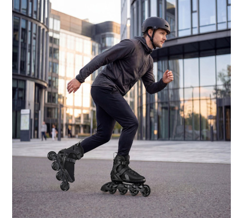 Роликові ковзани NILS EXTREME NA623 VELO CITY розмір 39, чорні