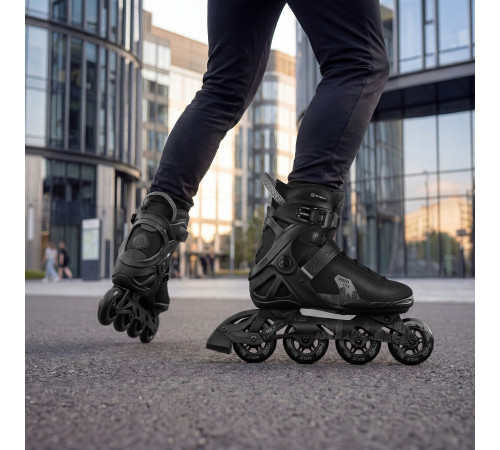 Роликові ковзани NILS EXTREME NA623 VELO CITY розмір 43, чорні