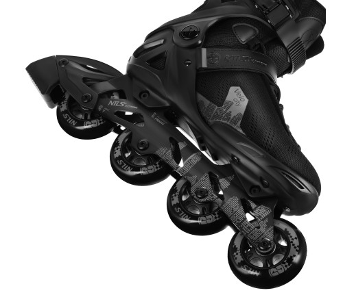 Роликові ковзани NILS EXTREME NA623 VELO CITY розмір 45, чорні