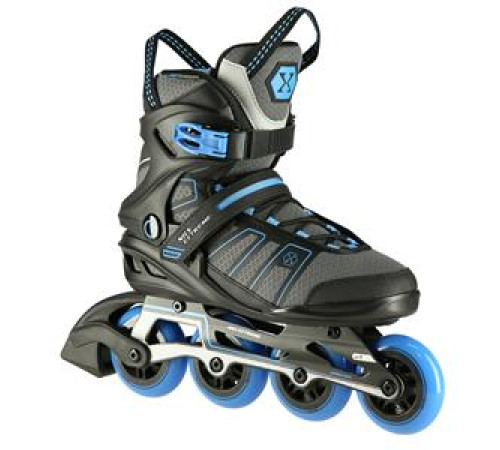 Ролики NILS EXTREME NA14217 чорно-голубі розмір 45