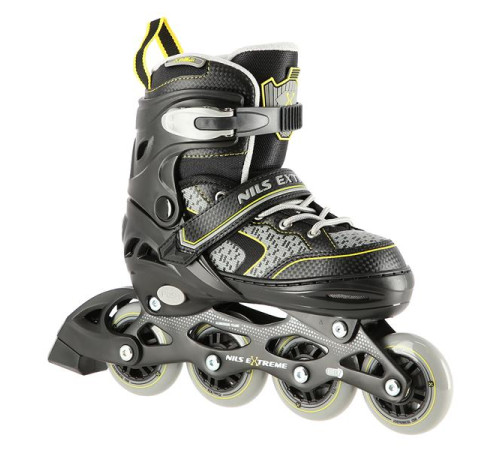 Роликові ковзани NILS EXTREME NA14198 розм. L (39-42) чорно-жовтий Роликові ковзани NILS EXTREME NA14198 розм. L (39-42) чорно-жовтий