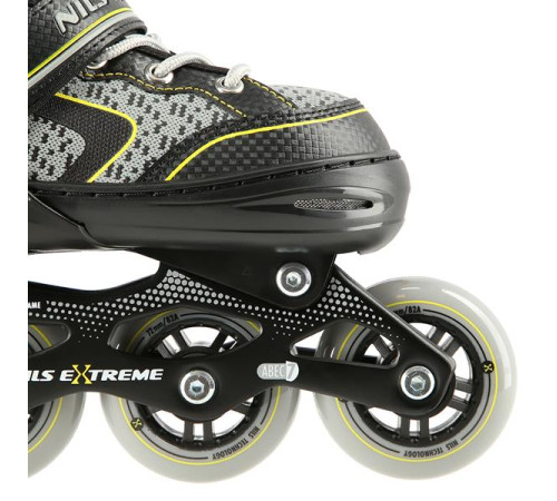 Роликові ковзани NILS EXTREME NA14198 розм. L (39-42) чорно-жовтий Роликові ковзани NILS EXTREME NA14198 розм. L (39-42) чорно-жовтий