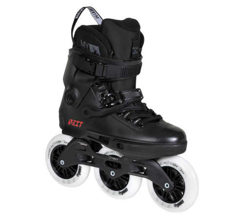 Роликові ковзани Powerslide Next Core Black 110 Trinity розмір 38-39