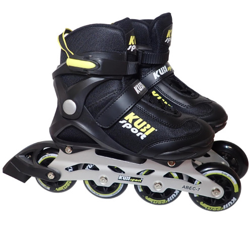 Роликові ковзани KUBISPORT розмір 40, чорно-жовтий