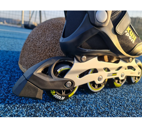 Роликові ковзани KUBISPORT розмір 41, чорно-жовті
