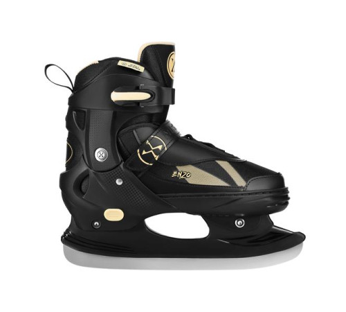 Роликові ковзани 2в1 NILS EXTREME NH382 розмір S 32-35, чорно-золотисті