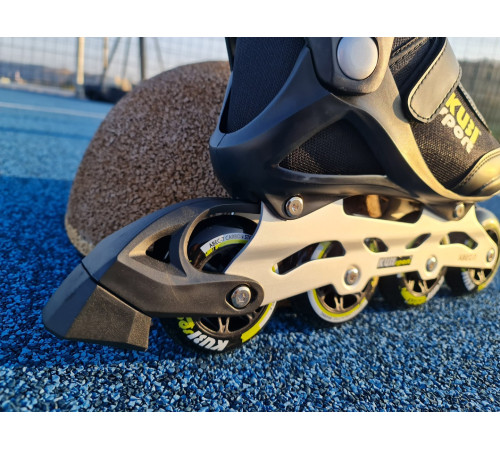 Роликові ковзани KUBISPORT розмір 44, чорно-жовті