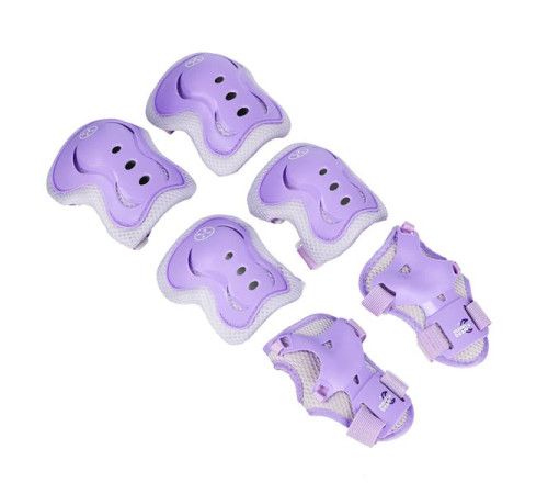 Роликові ковзани з комплектом захисту NILS EXTREME Moonbeam NA0189 розмір L 39-42, фіолетові