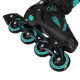 Роликові ковзани 2в1 NILS EXTREME NH382 розмір L 40-43, чорно-зелені