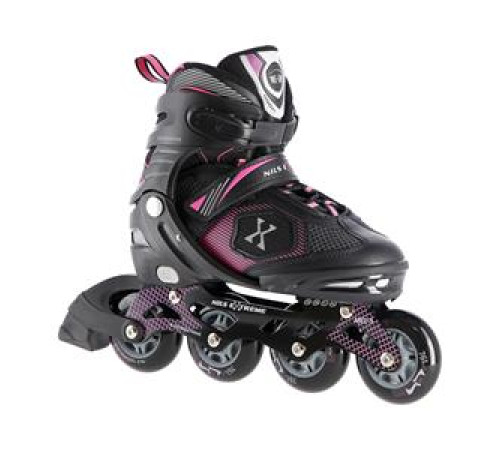 Ролики NILS EXTREME NA9080 чорно-фіолетові розмір М (35-38) Ролики NILS EXTREME NA9080 чорно-фіолетові розмір М (35-38)