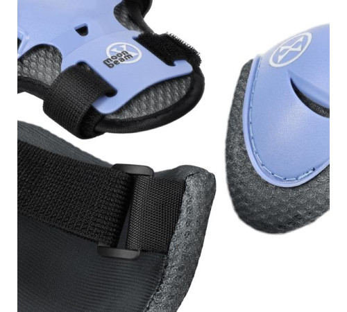 Роликові ковзани з комплектом захисту NILS EXTREME Moonbeam NA0189 розмір M 35-38, чорно-сині