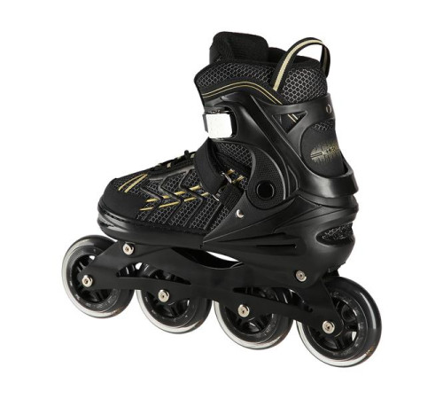 Роликові ковзани NILS EXTREME NA1128 розмір L 39-42, чорно-золотисті