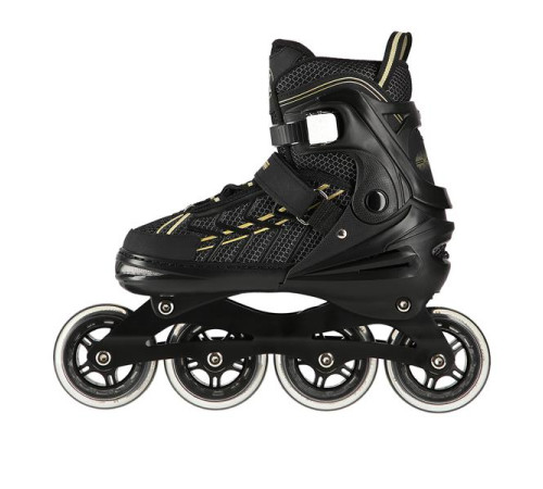 Роликові ковзани NILS EXTREME NA1128 розмір L 39-42, чорно-золотисті