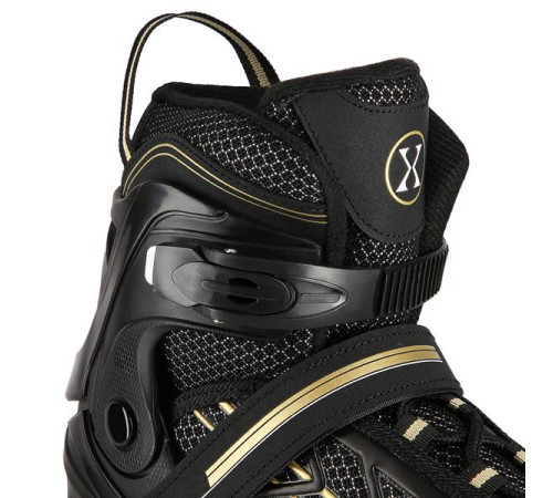 Роликові ковзани NILS EXTREME NA1128 розмір L 39-42, чорно-золотисті