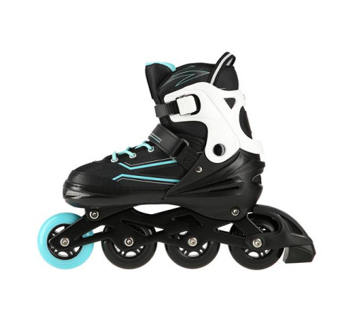 Роликові ковзани NILS EXTREME NA1169A розмір M 35-38, чорно-блакитні