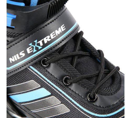 Роликові ковзани 2в1 NILS EXTREME NH18191 розмір M 34-38, чорно-сині